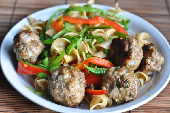 Gingery Pork Meatballs