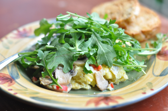 Eggs with Arugula -0540