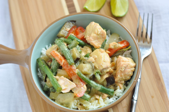 Salmon Green Curry