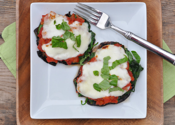 Spinach-Stuffed Portobello Mushrooms 