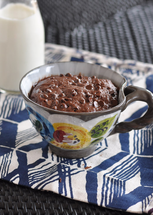 Chocolate Almond Mug Cake