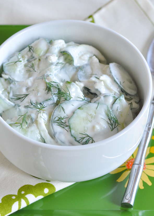 Creamy Cucumber Salad-2