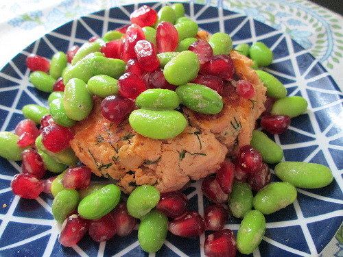 Mediterranean Salmon Burger
