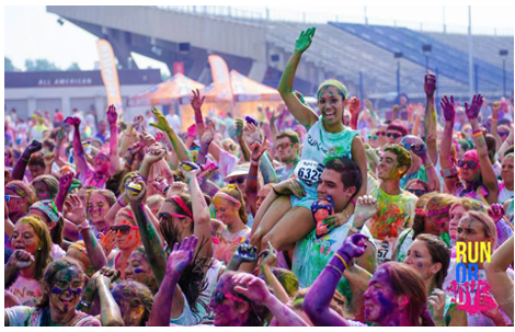 Run or Dye, Blood Sweat and Cheers | www.nutritiouseats.com