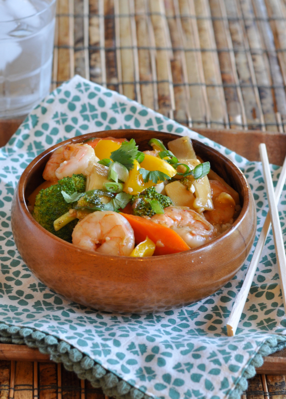 Shrimp with Garlic Sauce