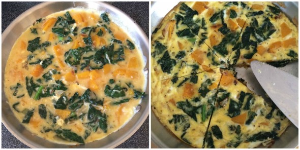 Kale Squash Frittata 