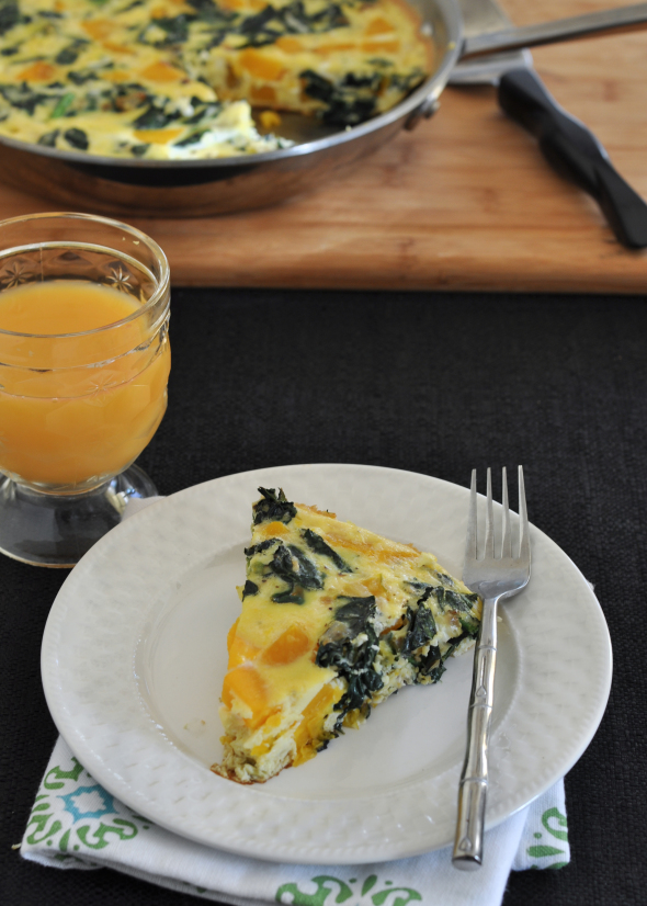 Kale Squash Frittata