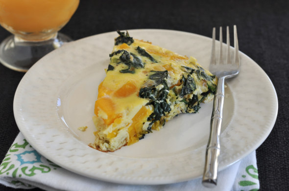 Kale Squash Frittata