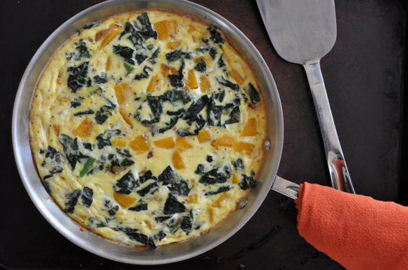 Kale Squash Frittata