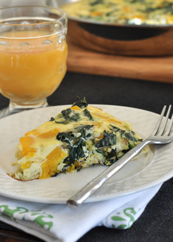 Kale Squash Frittata 