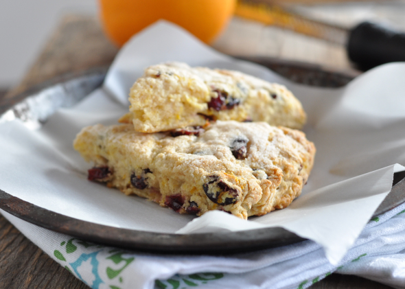 Cranberry Orange Scones | www.nutritiouseats.com