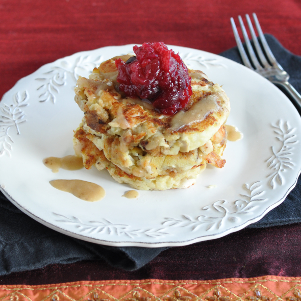 Thanksgiving Leftover Potato Pancakes