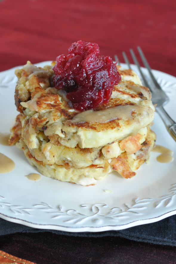 Thanksgiving Leftover Potato Pancakes