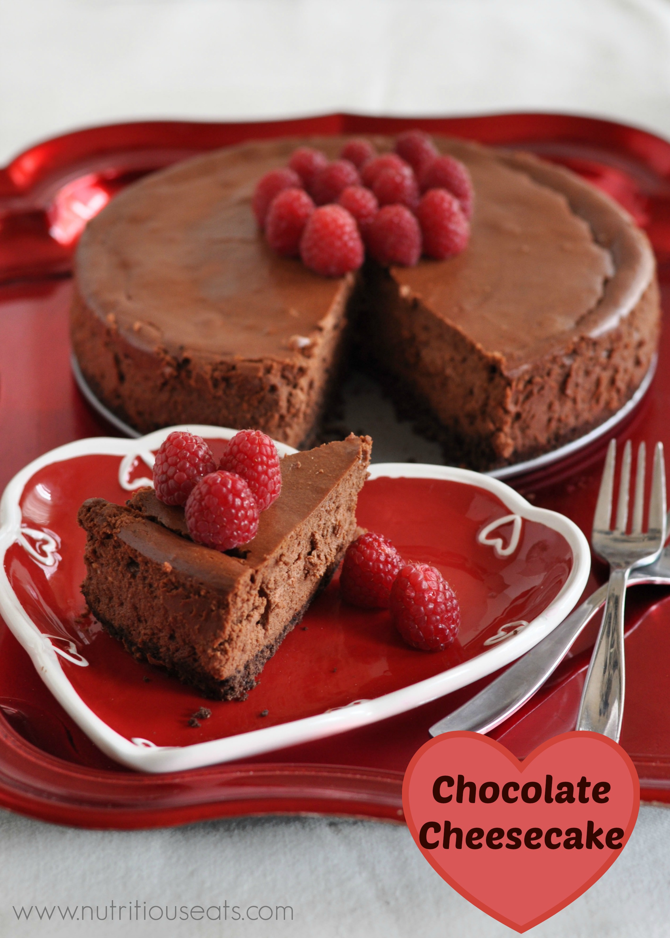 Double Chocolate Cheesecake | www.nutritiouseats.com - Nutritious Eats