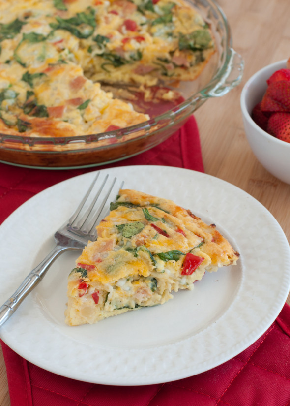 http://www.nutritiouseats.com/crustless-quiche/