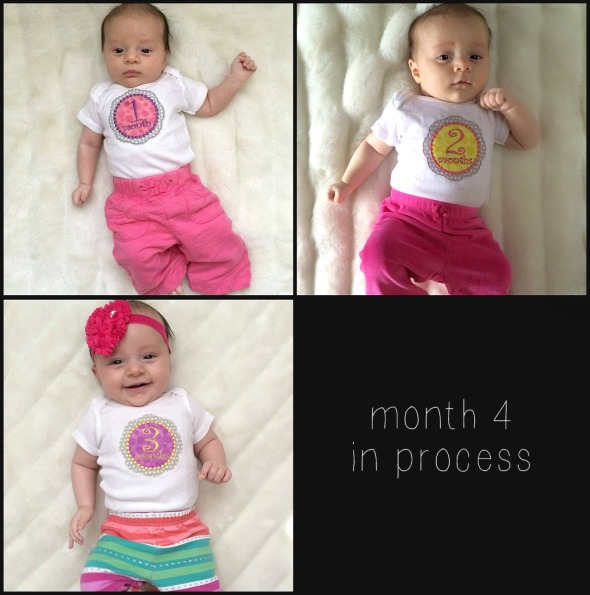 Evangeline 4 months | www.nutritiouseats.com