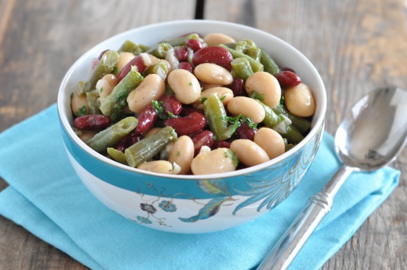 Marinated Three Bean Salad | www.nutritiouseats.com