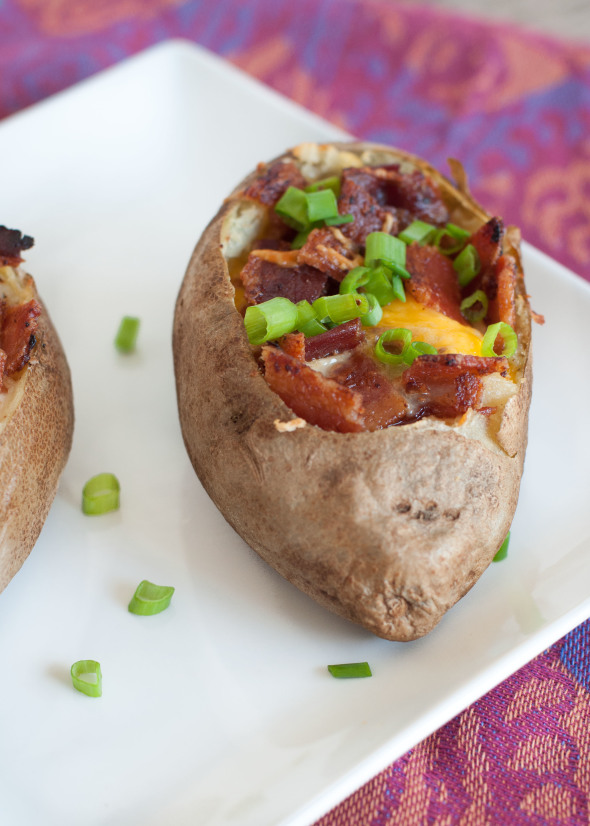 Egg Stuffed Baked Potato 