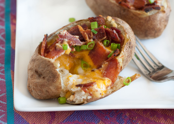 Egg Stuffed Baked Potato 