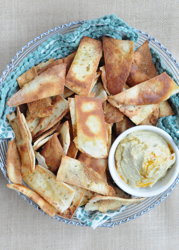 Homemade Pita Chips | www.nutritiouseats.com