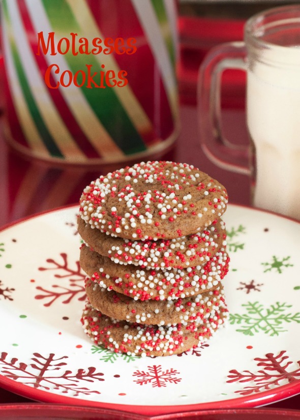 Molasses Cookies | www.nutritiouseats.com