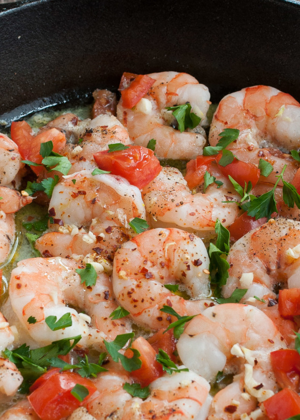 Garlic Baked Shrimp #paleo #glutenfree | www.nutritiouseats.com