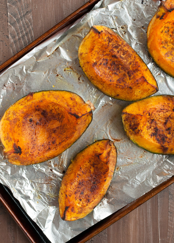 Cooking Basics: Roasted Kabocha Squash with Cinnamon| www.nutritiouseats.com