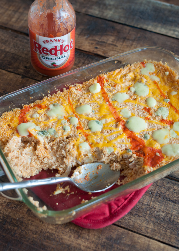 Buffalo Chicken Quinoa Casserole #glutenfree | www.nutritiouseats.com