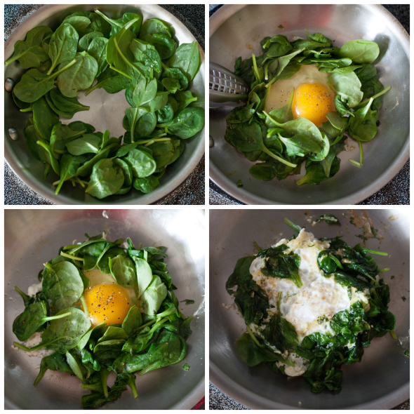 Egg In A Spinach Nest #paleo #glutenfree | www.nutritiouseats.com