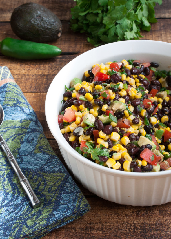 Black Bean and Corn Salad #vegan #glutenfree | www.nutritiouseats.com