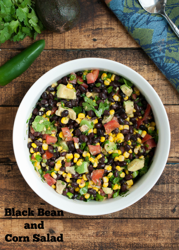 Black Bean and Corn Salad #vegan #glutenfree | www.nutritiouseats.com