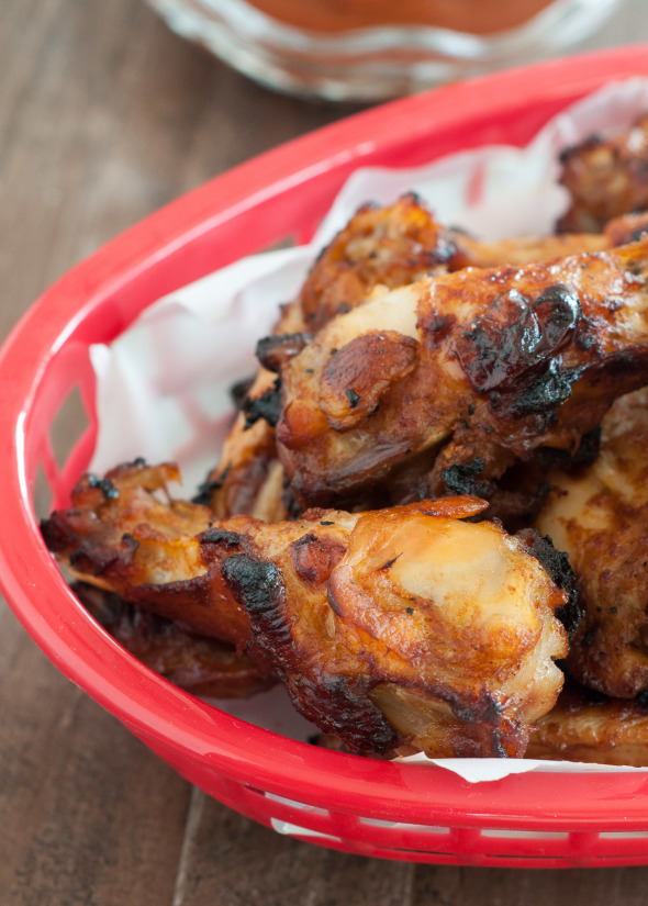 Baked BBQ Chicken Wings #glutenfree | www.nutritiouseats.com