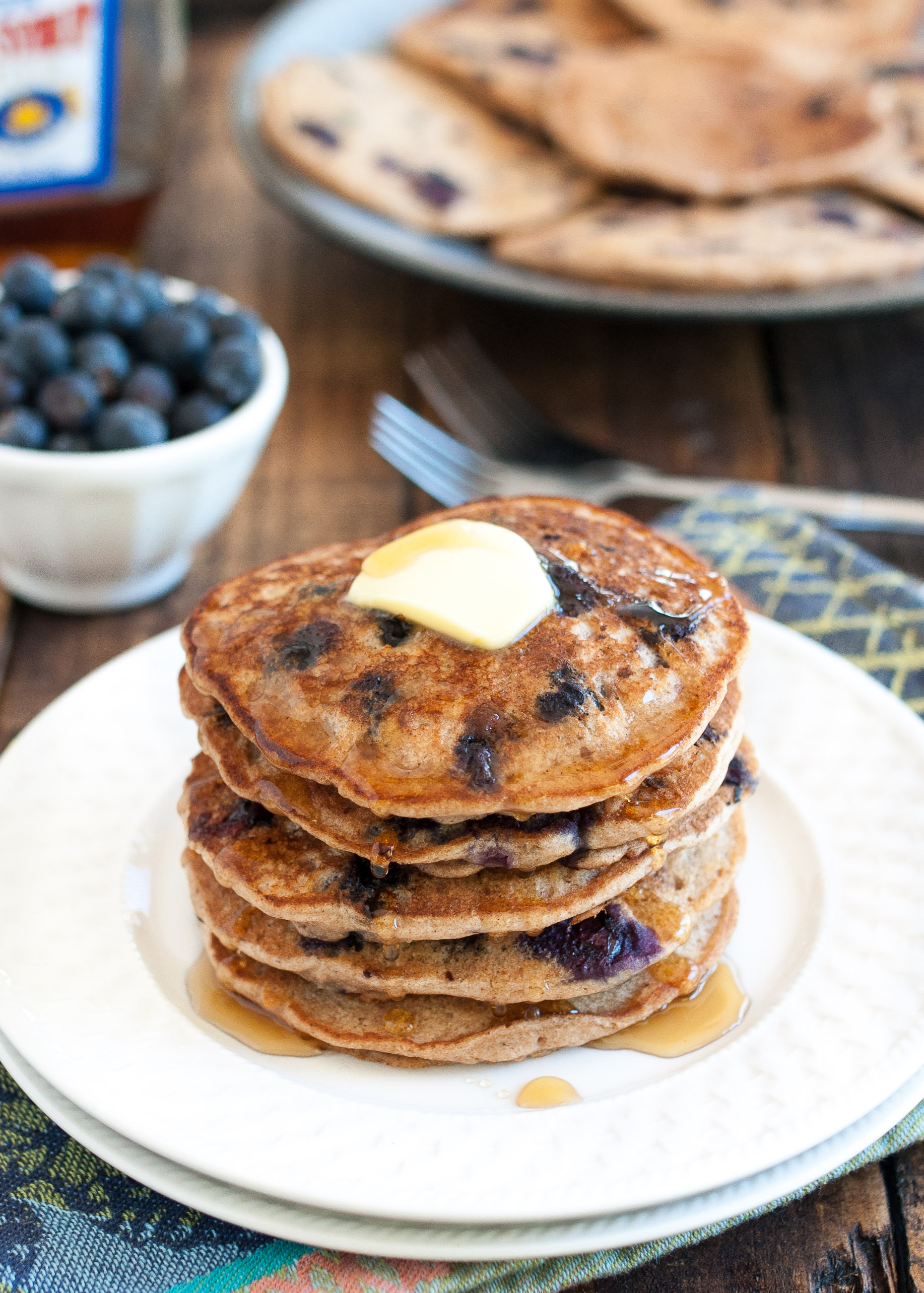 Vegan Blueberry Pancakes | Nutritious Eats