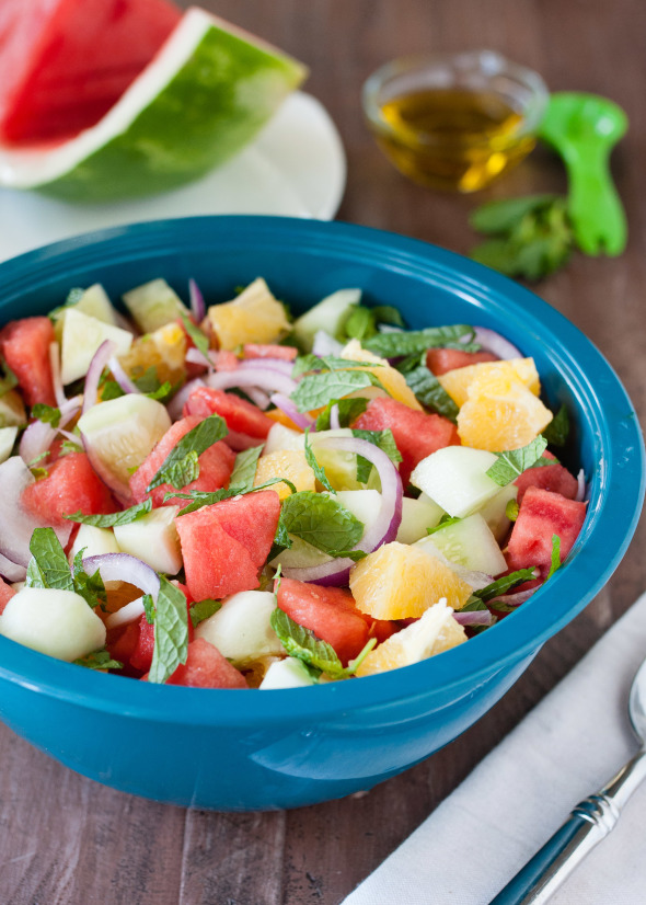 Watermelon Salad | www.nutritiouseats.com