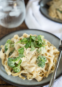 Vegan Pasta Alfredo With Broccoli | Nutritious Eats