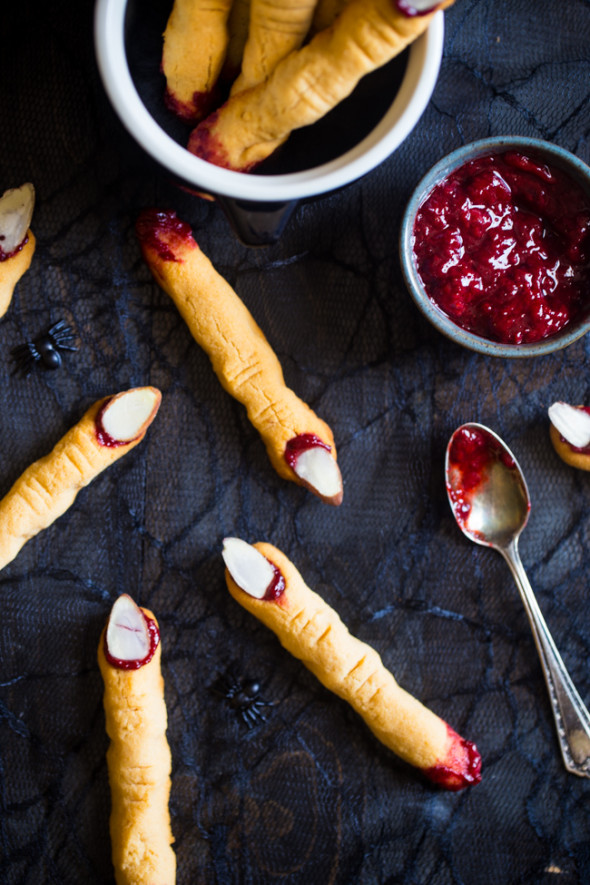 Paleo Witch Finger Cookies | Healthier Halloween Roundup