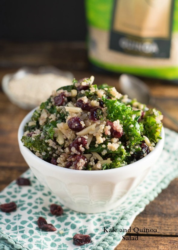 Kale and Quinoa Salad {Gluten Free}| Nutritious Eats