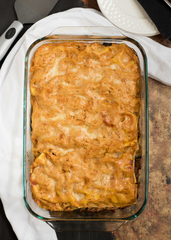 Pumpkin Lasagna #PastaFits | Nutritious Eats