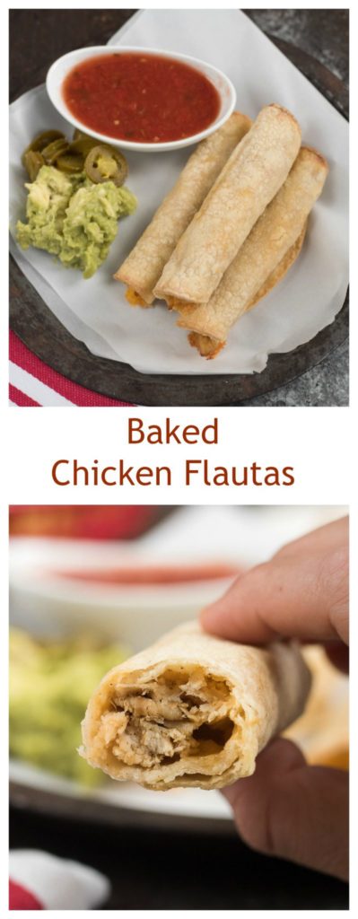 Baked Chicken Flautas- gluten free, low fat and easy to make! | www.nutritiouseats.com