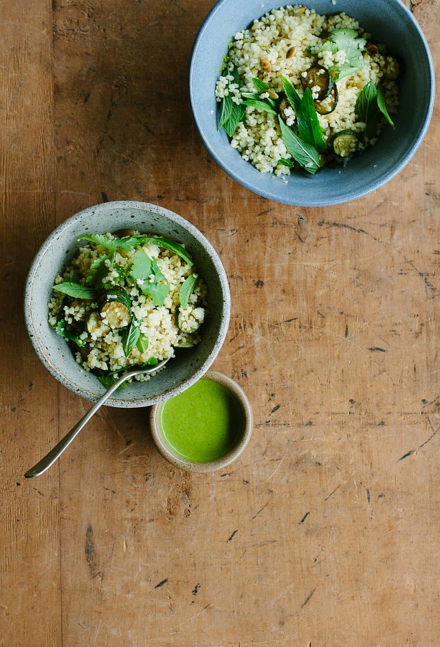 Zucchini, Mint and Millet Salad