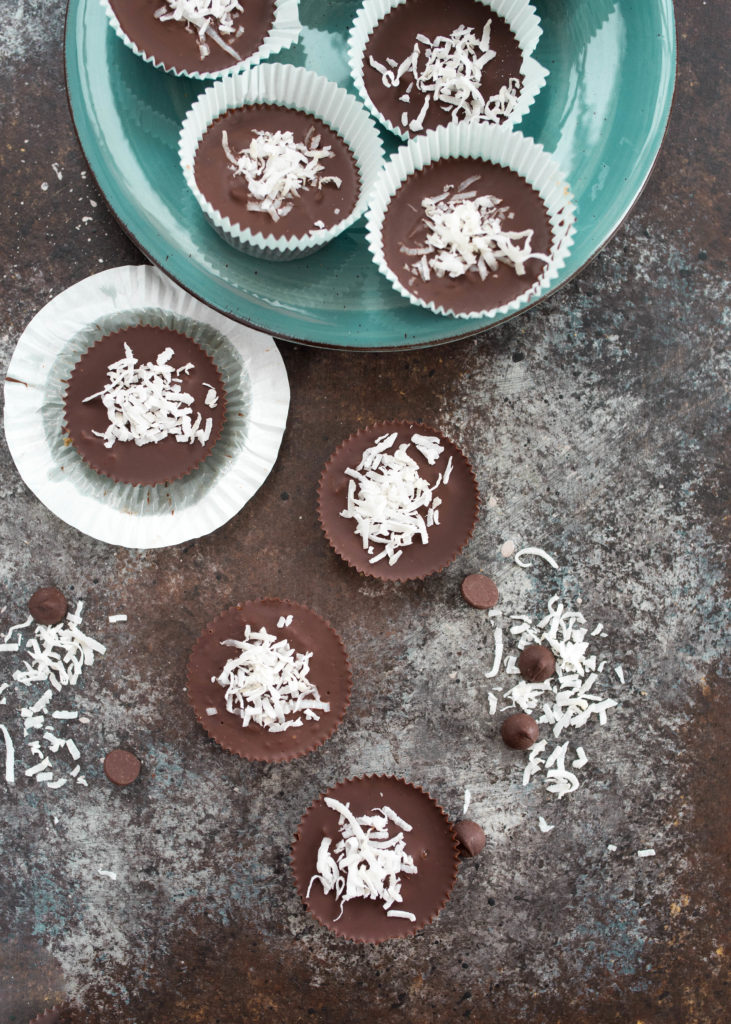 Coconut Almond Butter Cups- #Paleo + #glutenfree #vegan| www.nutritiouseats.com