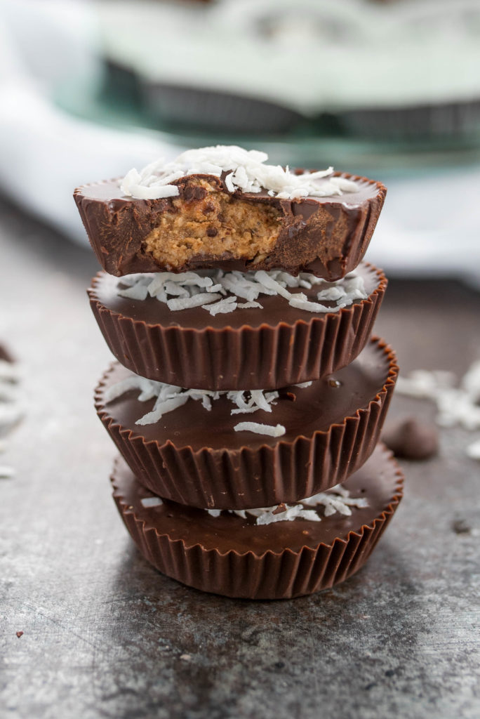 Paleo Coconut Almond Butter Cups #glutenfree #vegan| www.nutritiouseats.com