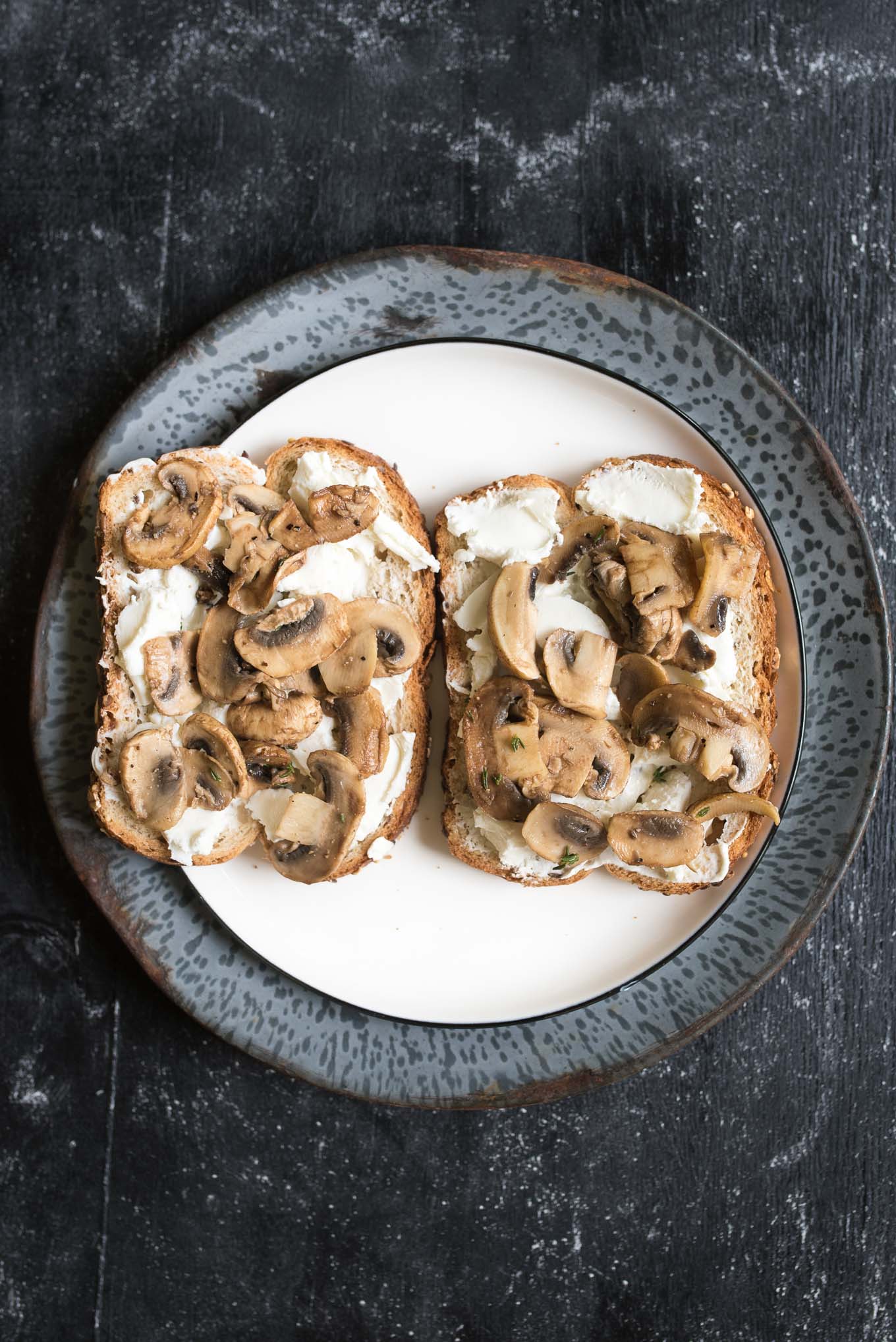 Grilled Goat Cheese Sandwiches with Mushrooms are simple yet gourmet, perfect for when you want grown-up flavors in a classic sandwich for any meal of the day.