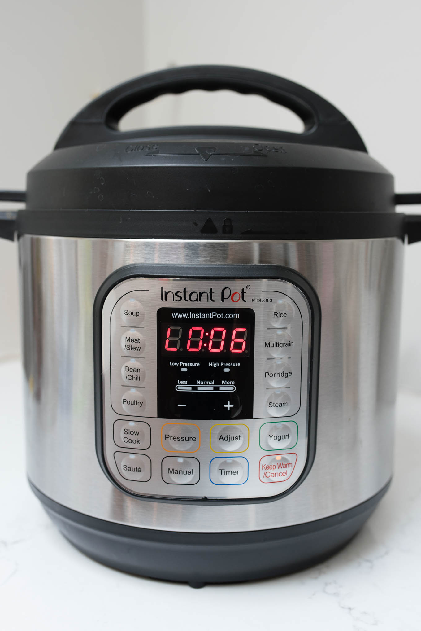 Pressure reducing in the Instant Pot