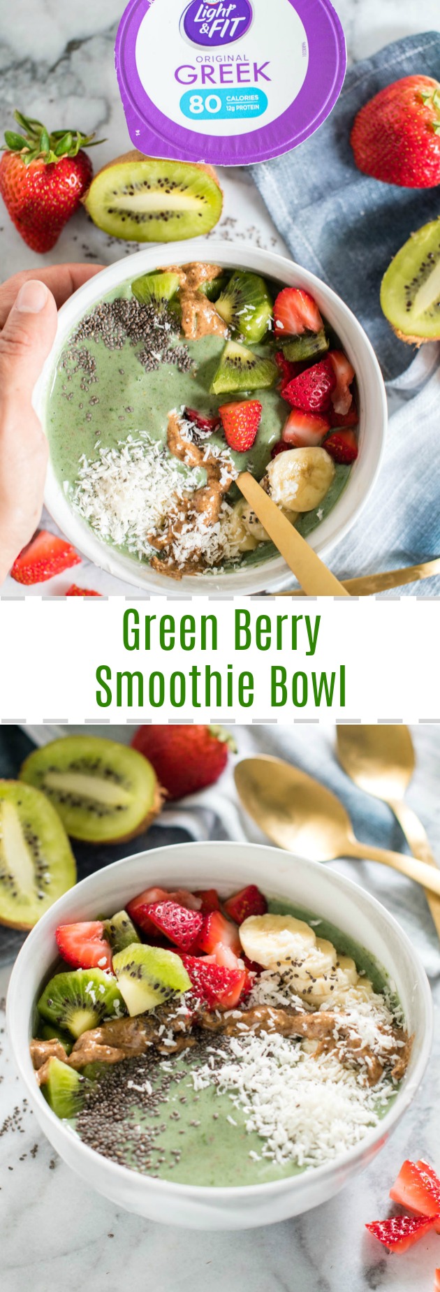 Green Berry Smoothie Bowl