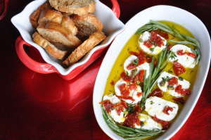 Marinated Goat Cheese with Herbs & Lemon