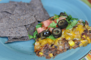 Black Bean, Corn & Chipotle Dip- Super Bowl Snacks!