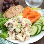 Curried Chicken Salad- perfect for a gluten free lunch! | www.nutritiouseats.com