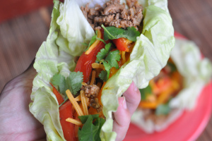 Turkey Lettuce Wrap Tacos #glutenfree | www.nutritiouseats.com