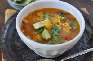 Mom’s Simple Chicken Tortilla Soup